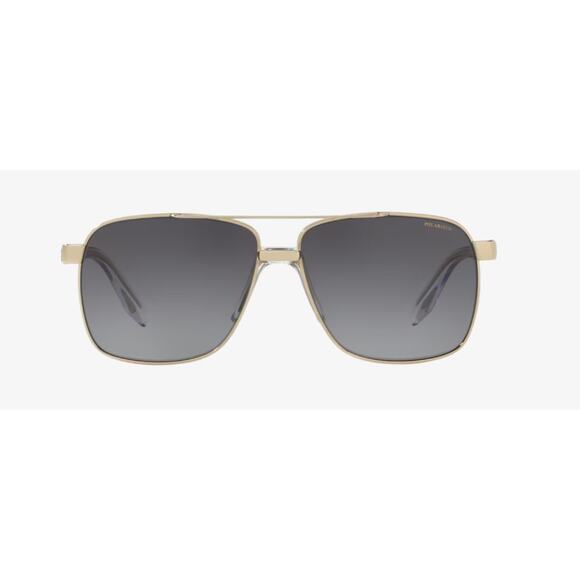 Versace Polarized Sunglasses VE2174 Pale Gold Gray Square - Picture 11 of 12